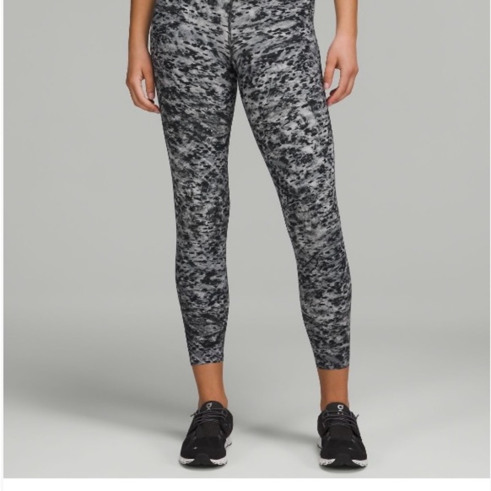 Lululemon Athletica Gray High-Rise Base Pace Leggings size 8